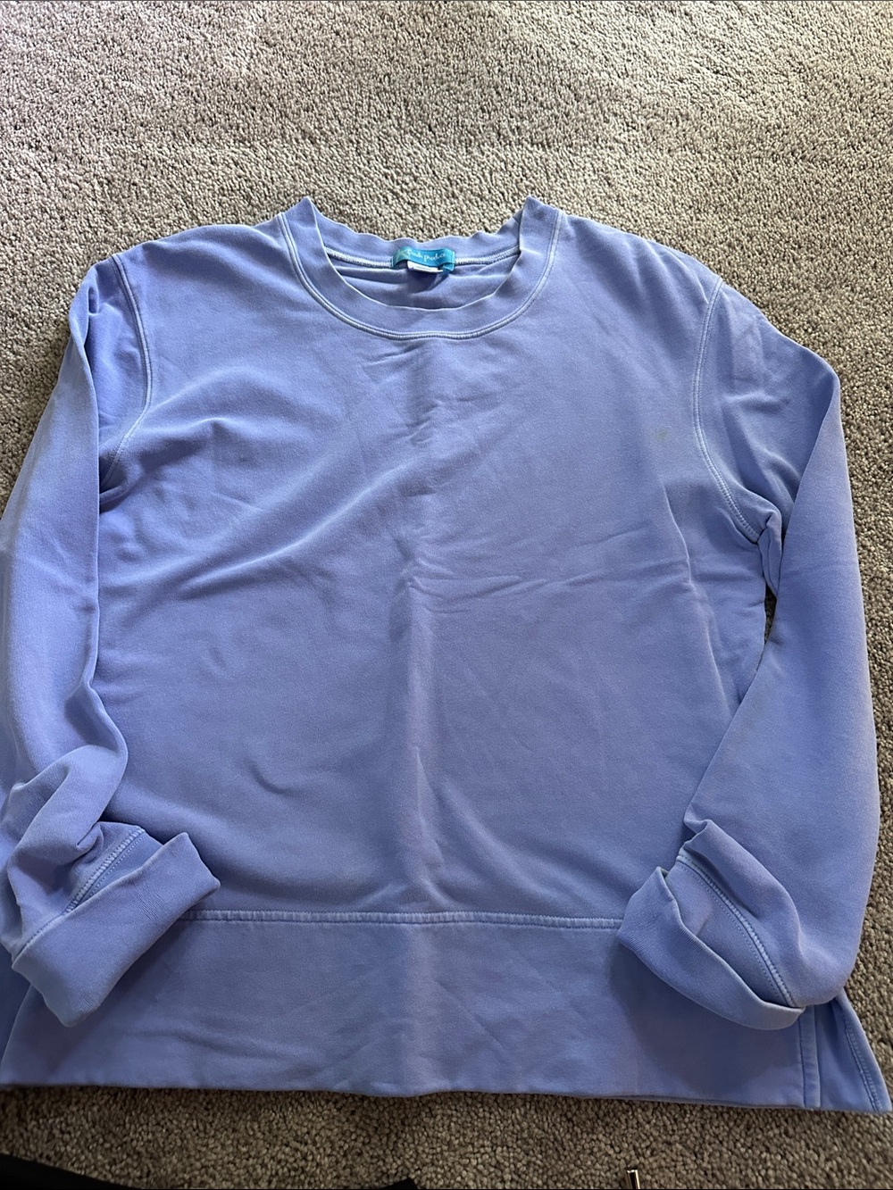 Fresh produce sweatshirt size small periwinkle